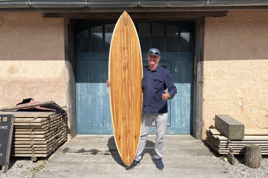 otter wooden surfboard workshop shaping make your own
