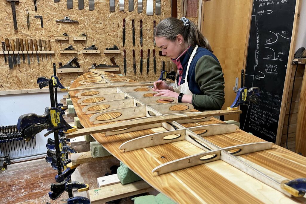 otter wooden surfboards make your own workshop course