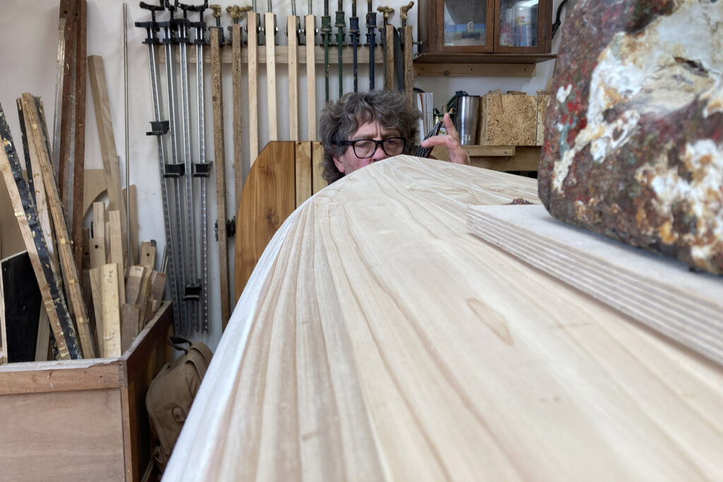 otter wooden surfboard workshop shaping make your own