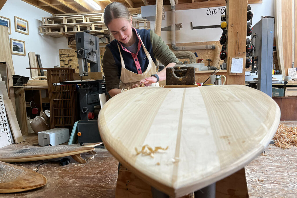 otter surfboards make your own workshop course experience shaping
