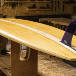 Otter Surfboards Wooden Paddleboard SUP Bottom Side