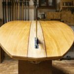 Otter Surfboards Wooden Paddleboard SUP Tail Bottom