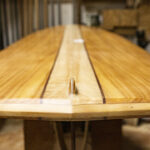 Otter Surfboards Wooden Paddleboard SUP Tail Top