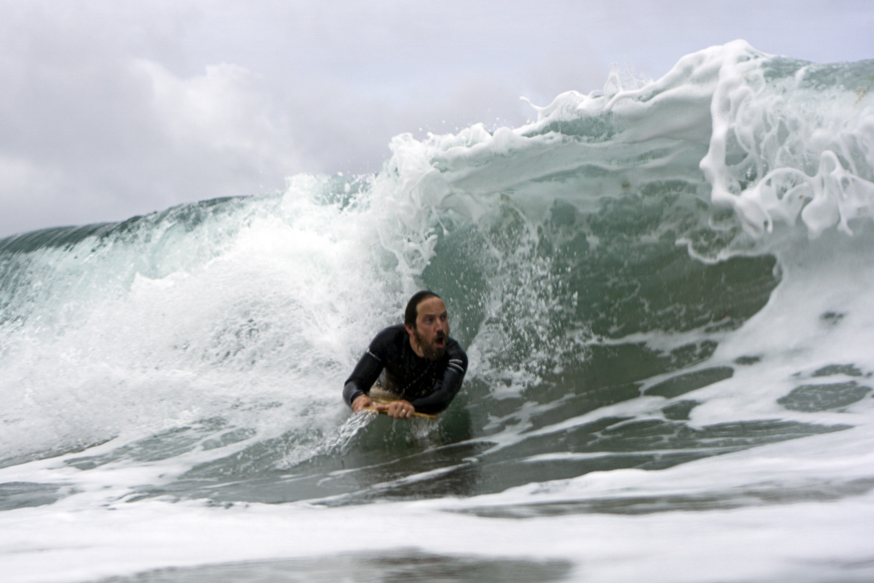 otter surfboards bellyboard double up over head wave uk surf