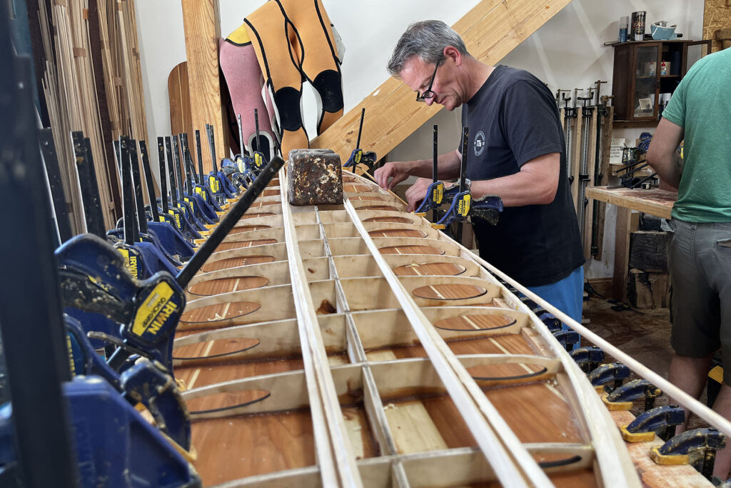 otter wooden surfboards make your own workshop course