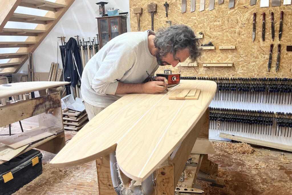 otter wooden surfboards make your own workshop course