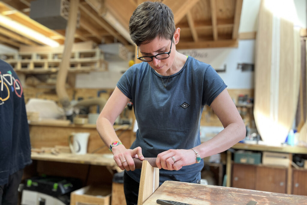otter surfboards making workshop bodysurfing handplane sustainable