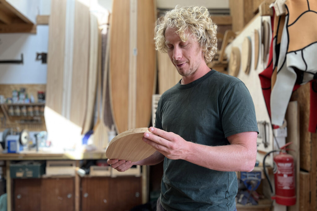 otter surfboards making workshop bodysurfing handplane sustainable