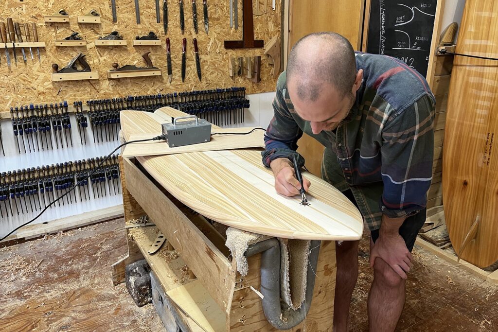 otter make your own wooden surfboard workshop experience