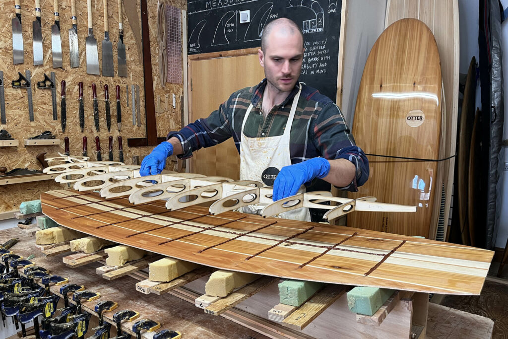 otter make your own wooden surfboard workshop experience