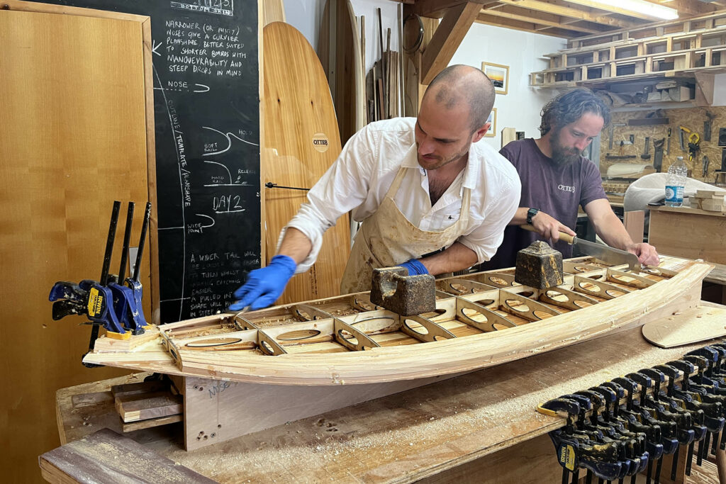 otter make your own wooden surfboard workshop experience