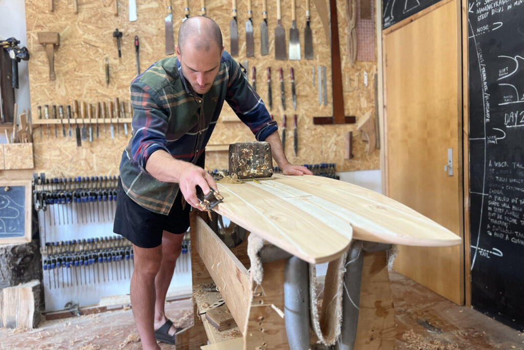 otter make your own wooden surfboard workshop experience