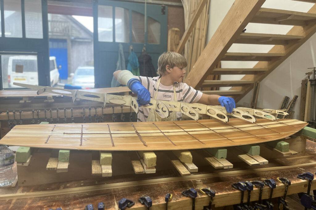 otter wooden surfboard make your own workshop day one