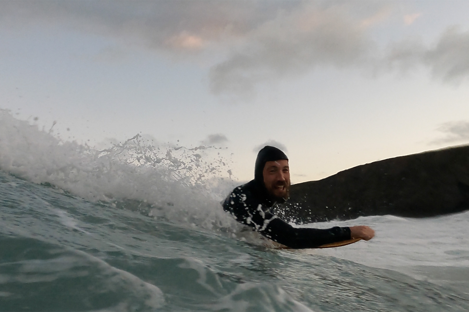 otter surfboards bellyboard wave