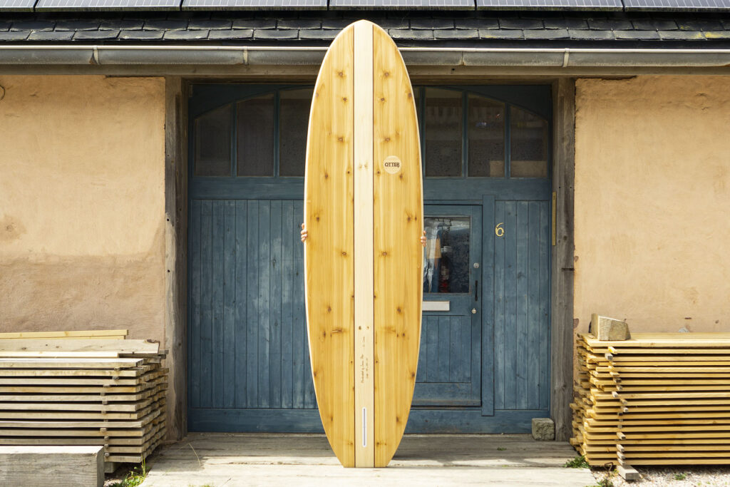 otter wooden sustainable paddleboard sup