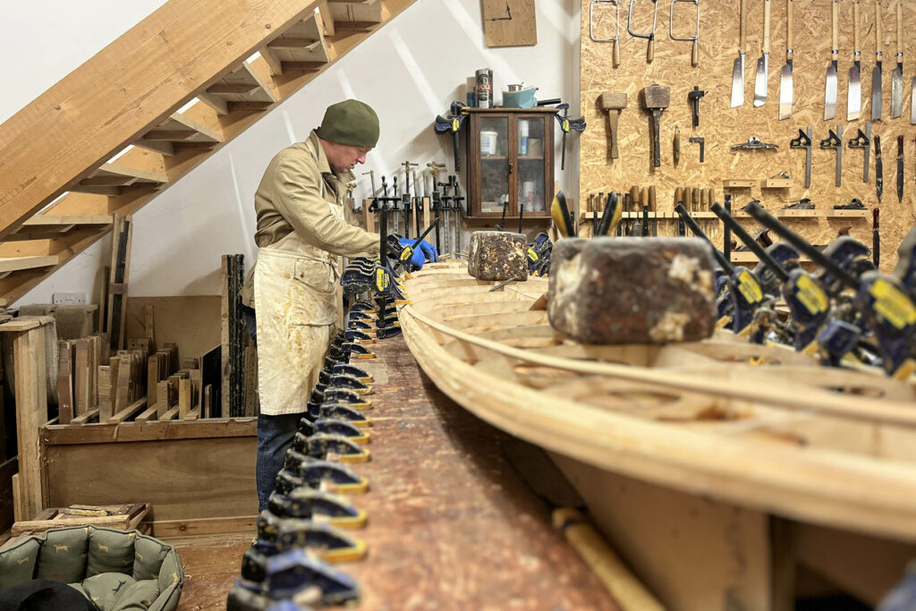 Otter sustainable wooden surfboard workshop