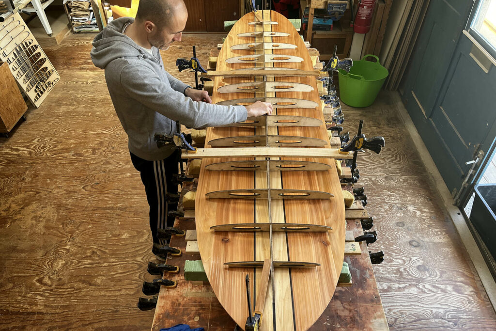 Otter Surfboards make your own sustainable, hollow wooden surfboard