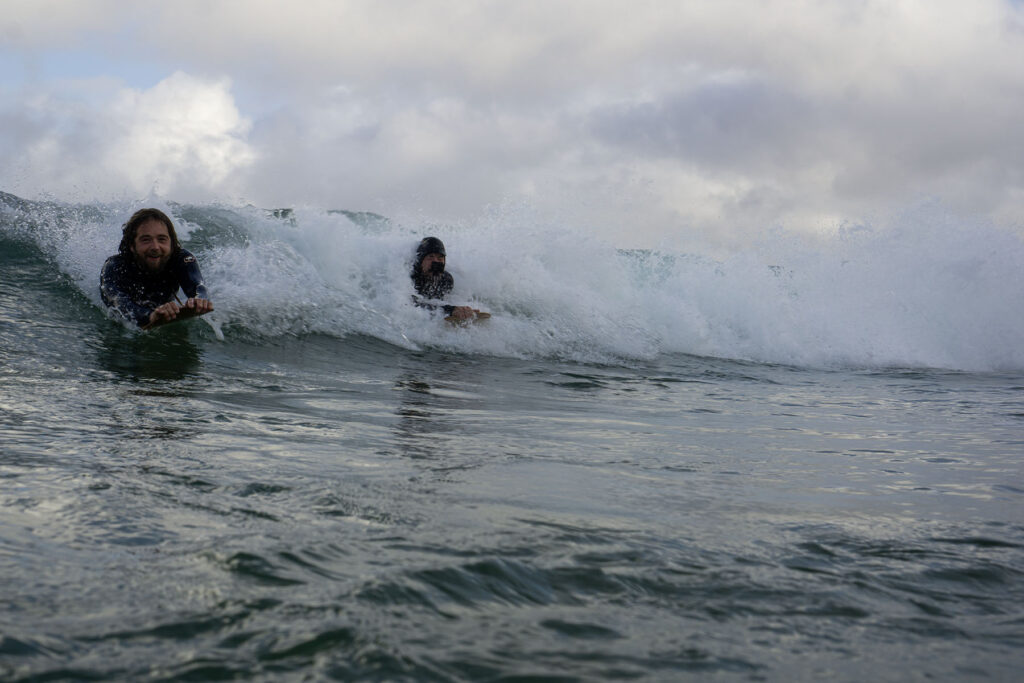 Surfing a sustainable Otter bellyboard