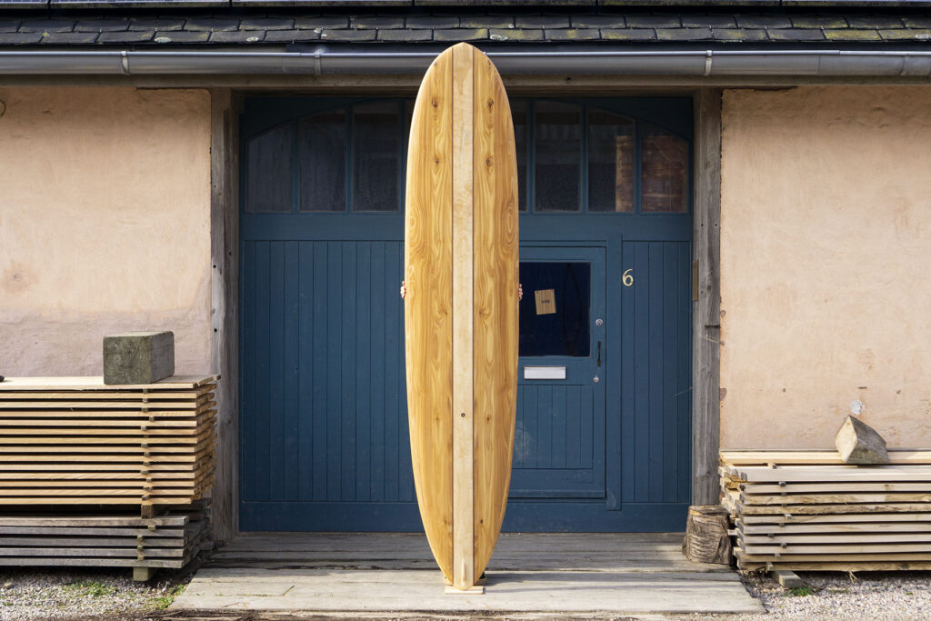 Sustainable, Hollow Wooden Surfboard by Otter Surfboards