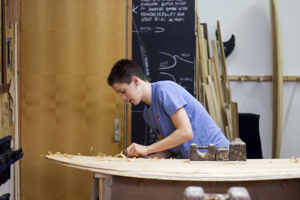 Otter Surfboards 'make your own' wooden surfboard workshop