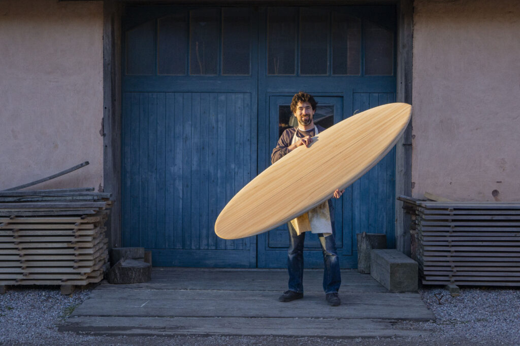Otter Surfboards 'make your own' wooden surfboard workshop