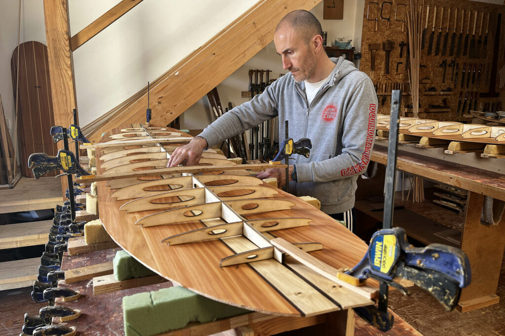 Otter Surfboards make your own wooden surfboard workshop