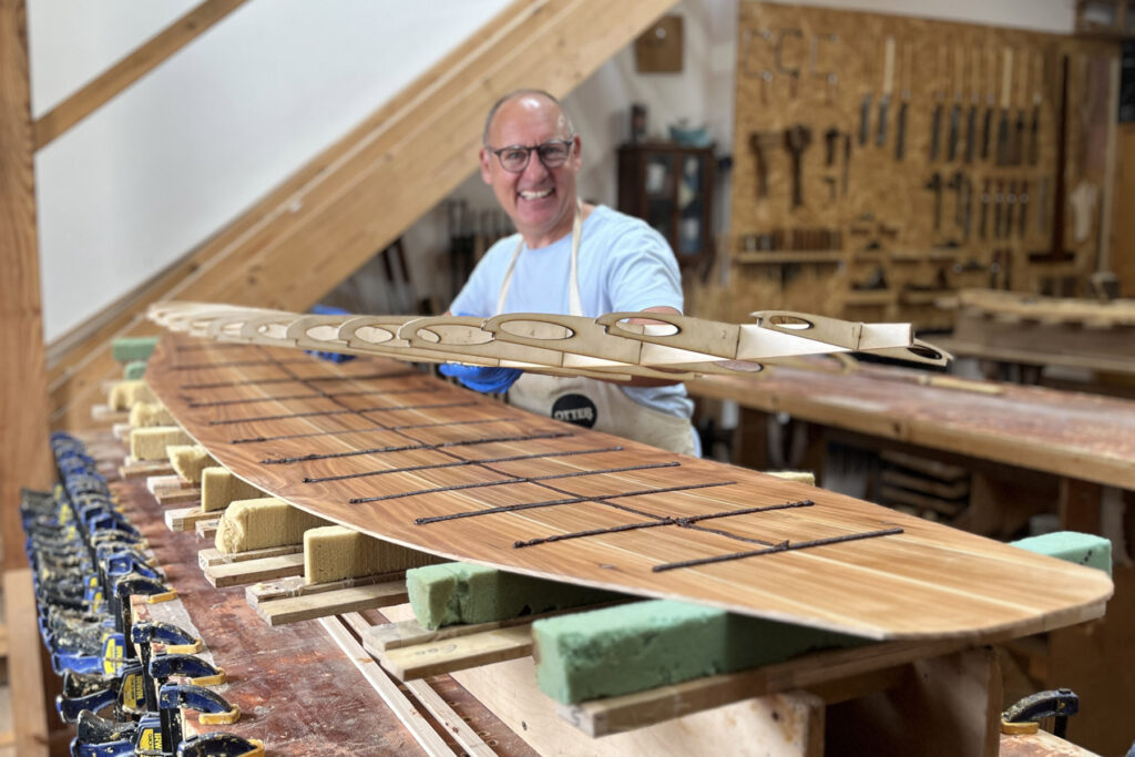 Make your own hollow wooden surfboard with Otter Surfboards