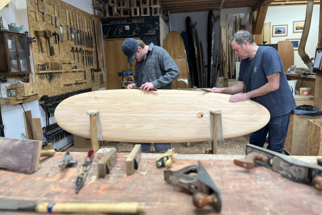 Surfboard making workshop with Otter Surfboards