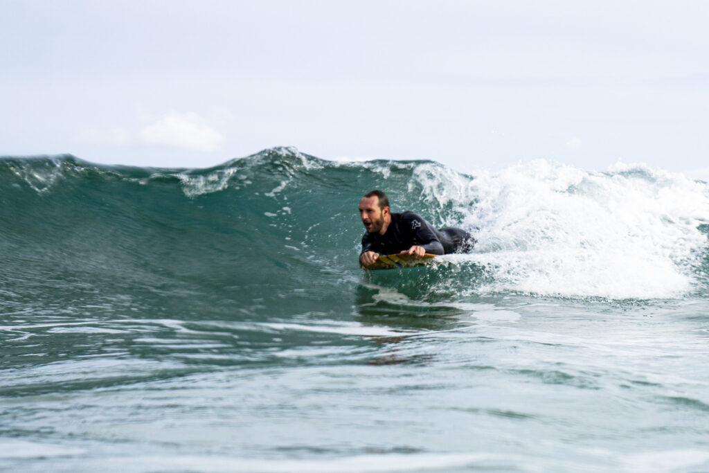 Paipo surfing by Otter Surfboards