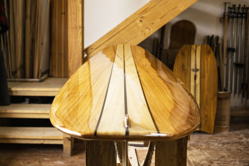 Customised 9'8 Cali Log by Otter Surfboards