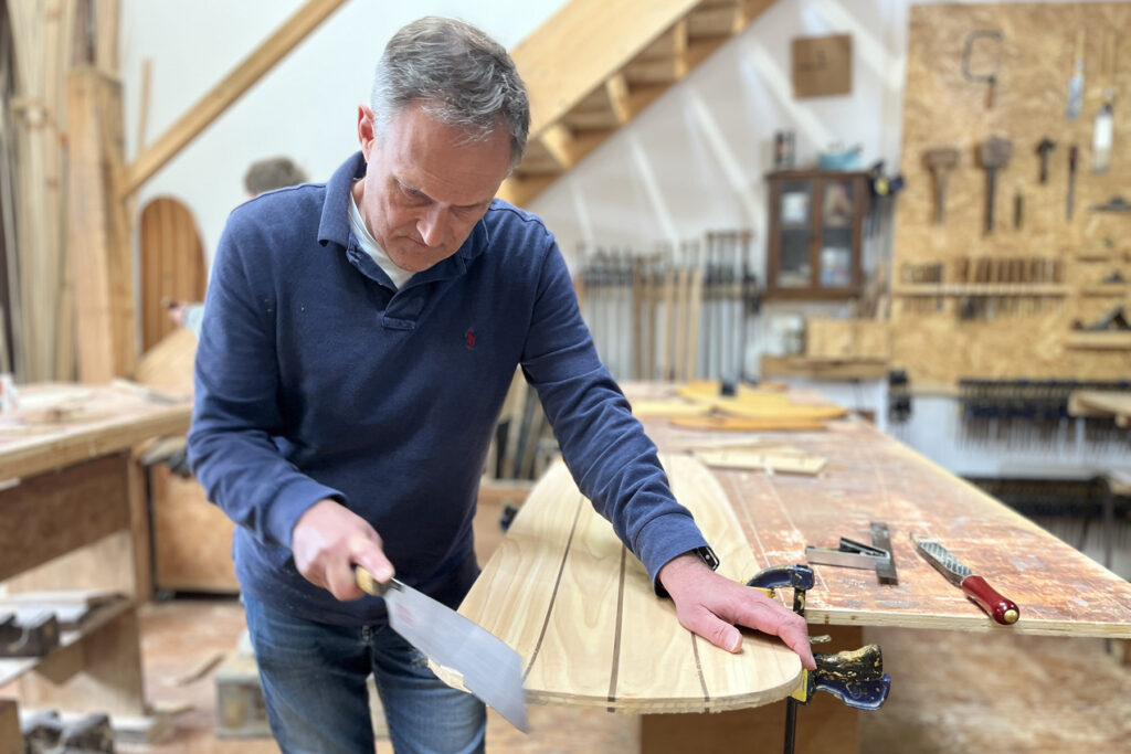 Surfboard making workshop with Otter Surfboards