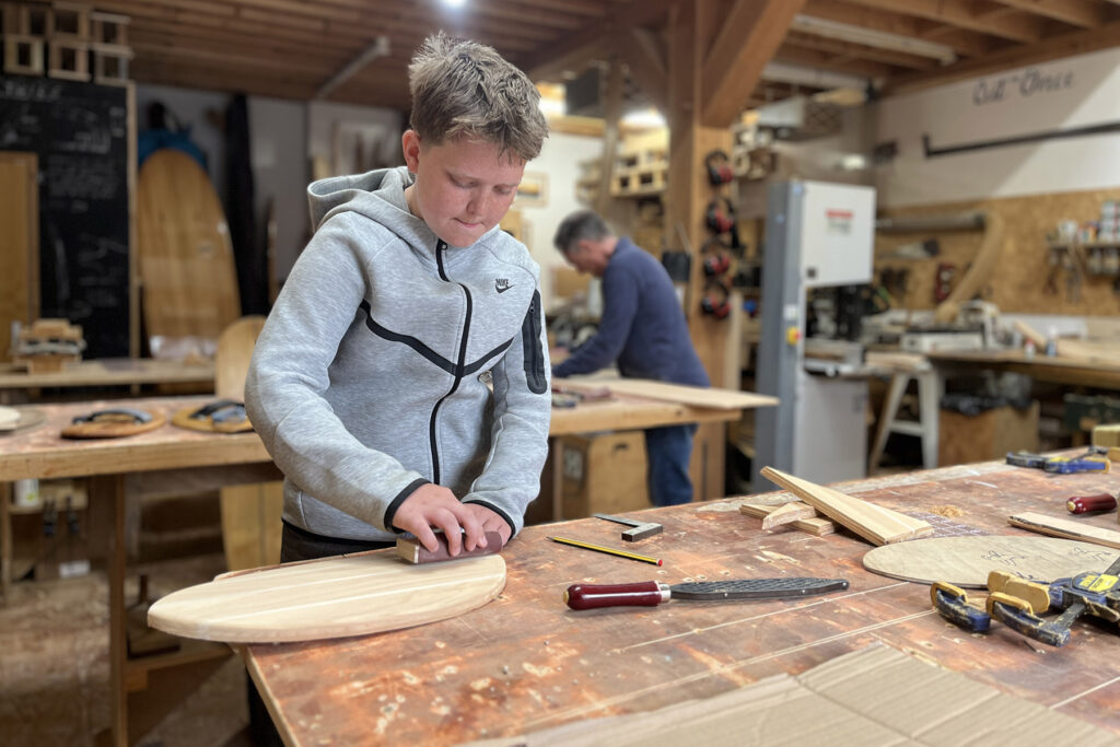 Surfboard making workshop with Otter Surfboards
