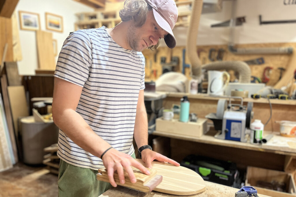 Surfboard making workshop with Otter Surfboards