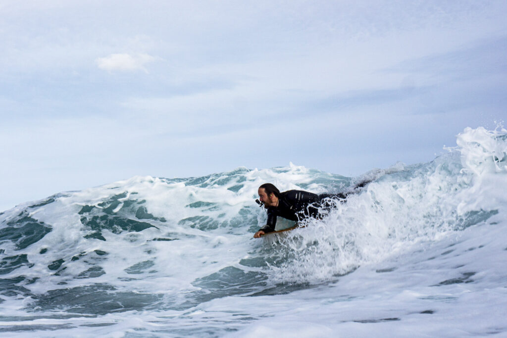 Paipo surfing by Otter Surfboards