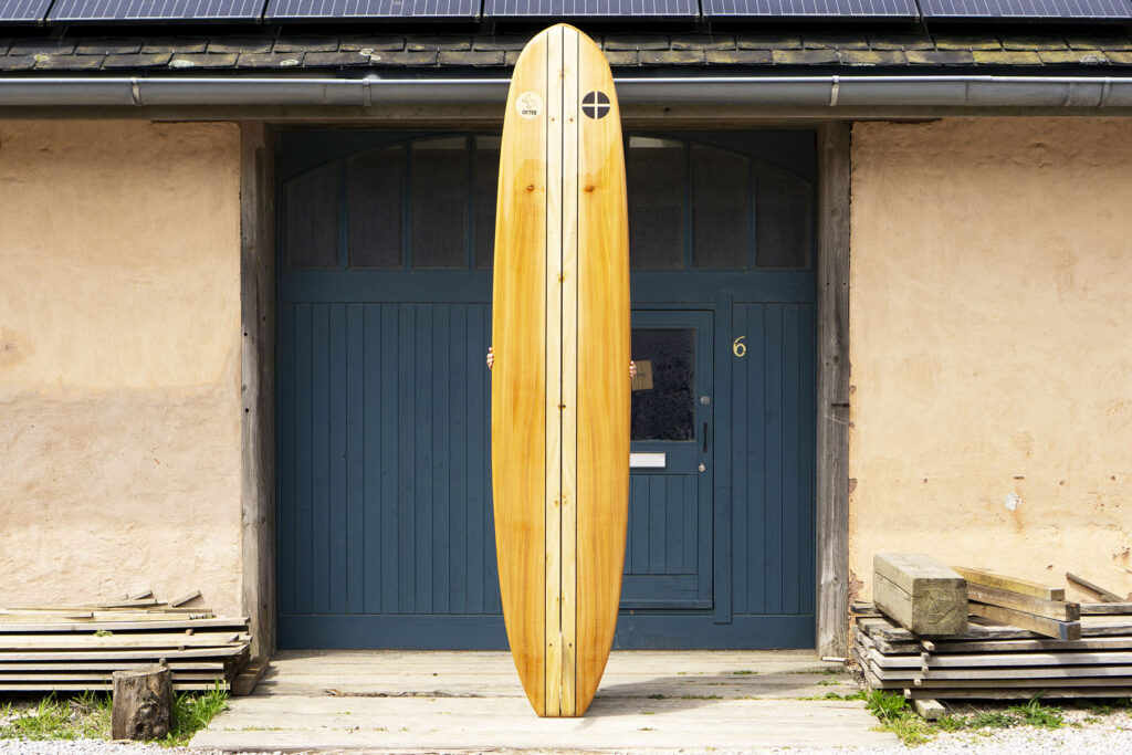 Customised 9'8 Cali Log by Otter Surfboards