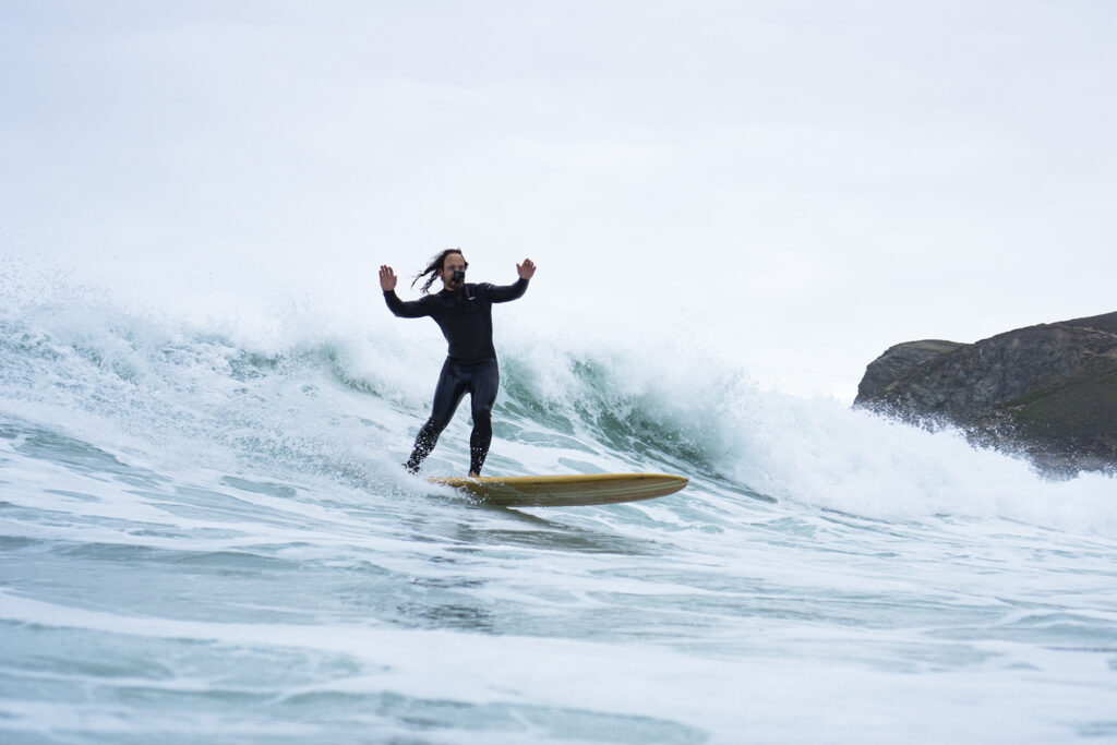 Hollow wooden surfboards by Otter Surfboards