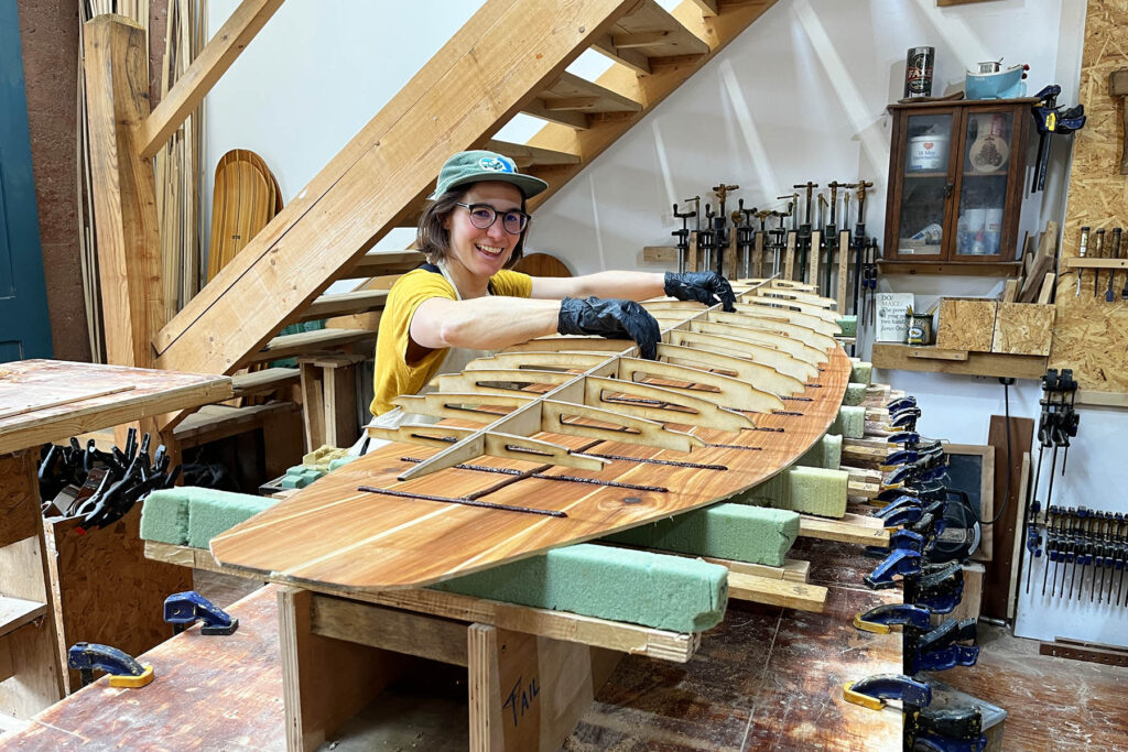 Making a wooden surfboard with Otter Surfboards