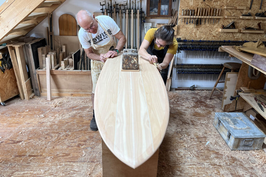 Making a wooden surfboard with Otter Surfboards