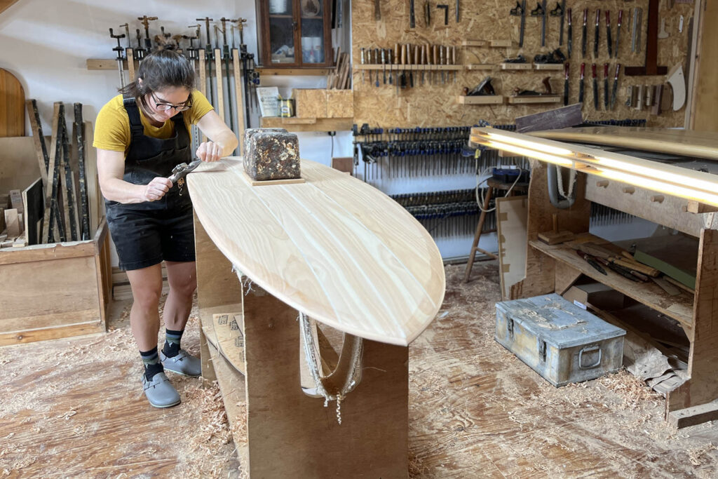 Making a wooden surfboard with Otter Surfboards