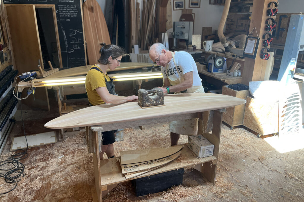 Making a wooden surfboard with Otter Surfboards
