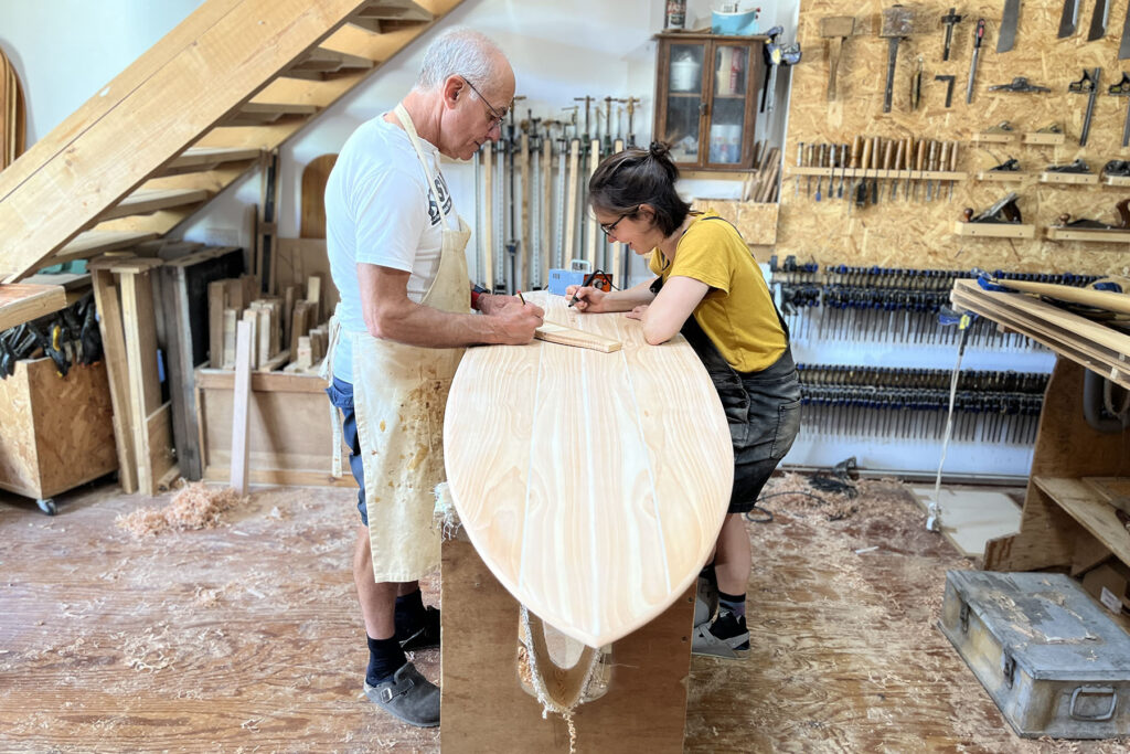 Making a wooden surfboard with Otter Surfboards